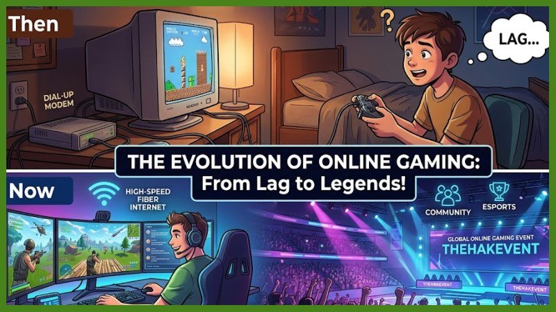 How Online Gaming Has Evolved TheHakeGame