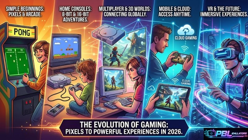 How gaming has evolved Thehaketech