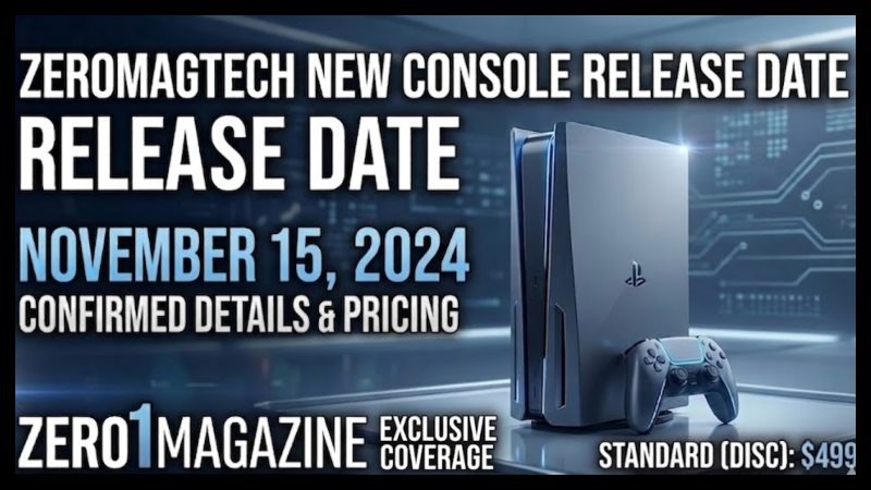 Zeromagtech New Console Release Date by Zero1Magazine